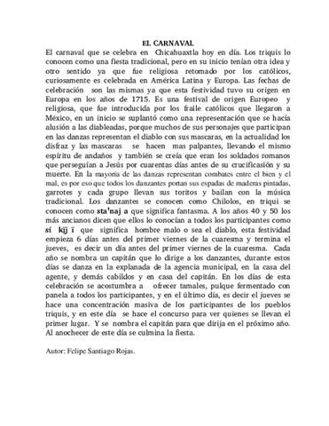 EL CARNAVAL